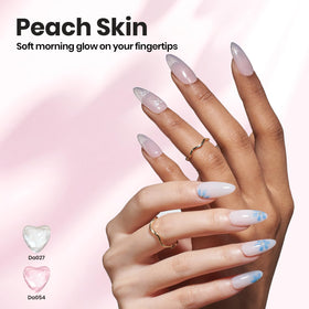 beetles Builder Gel Nail Kit bottles on a nail art table
