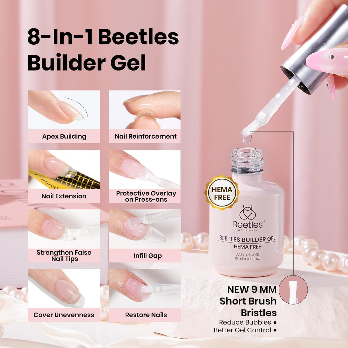 beetles builder nail gel for nail extensions