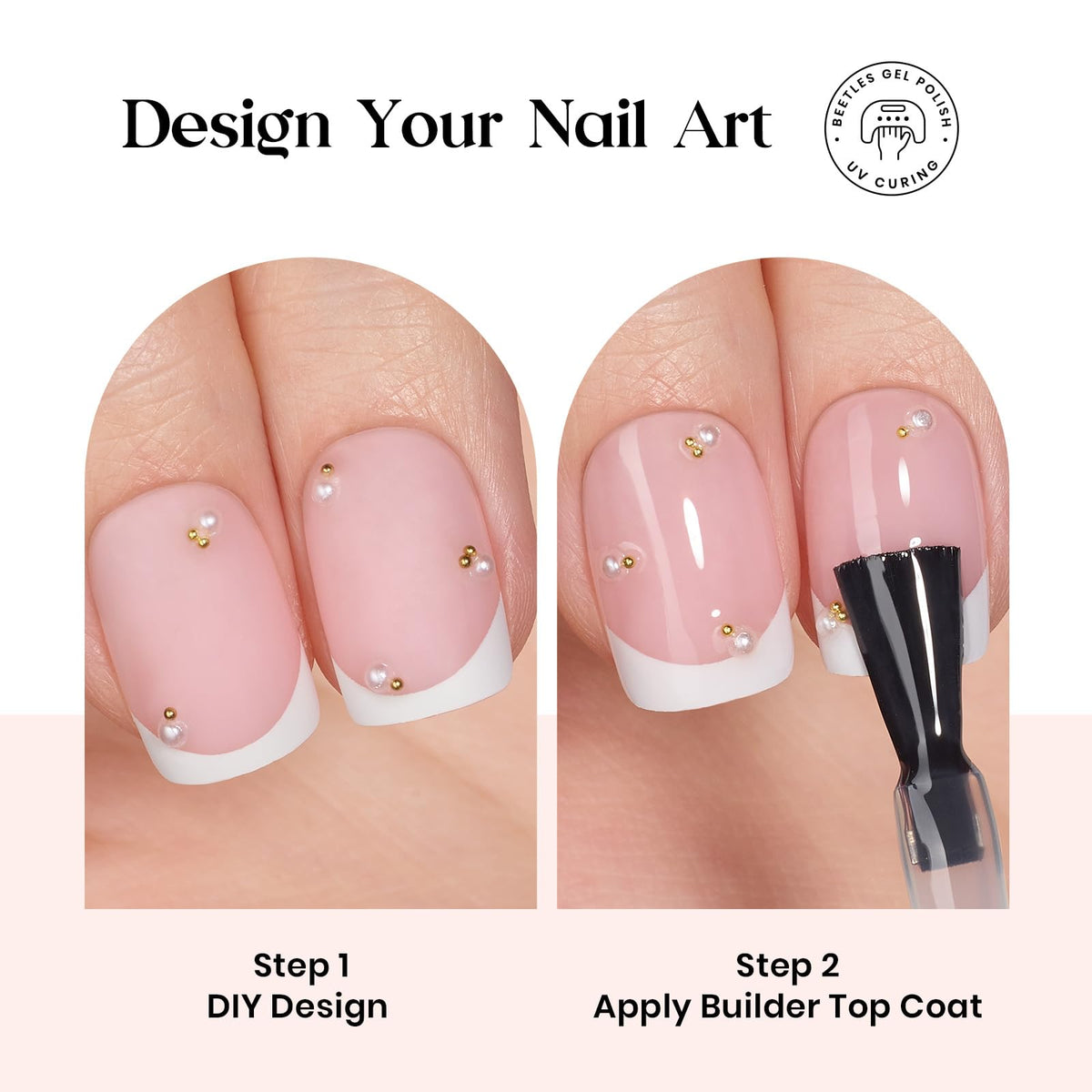 beetles Builder Top Coat 15ml for nail protection