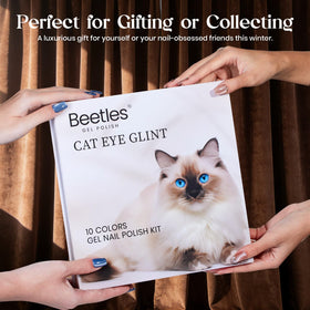 beetles Cat Eye Gel Nail Polish assorted colours display