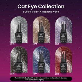 beetles Cat Eye Gel Nail Polish close-up of glitter effect
