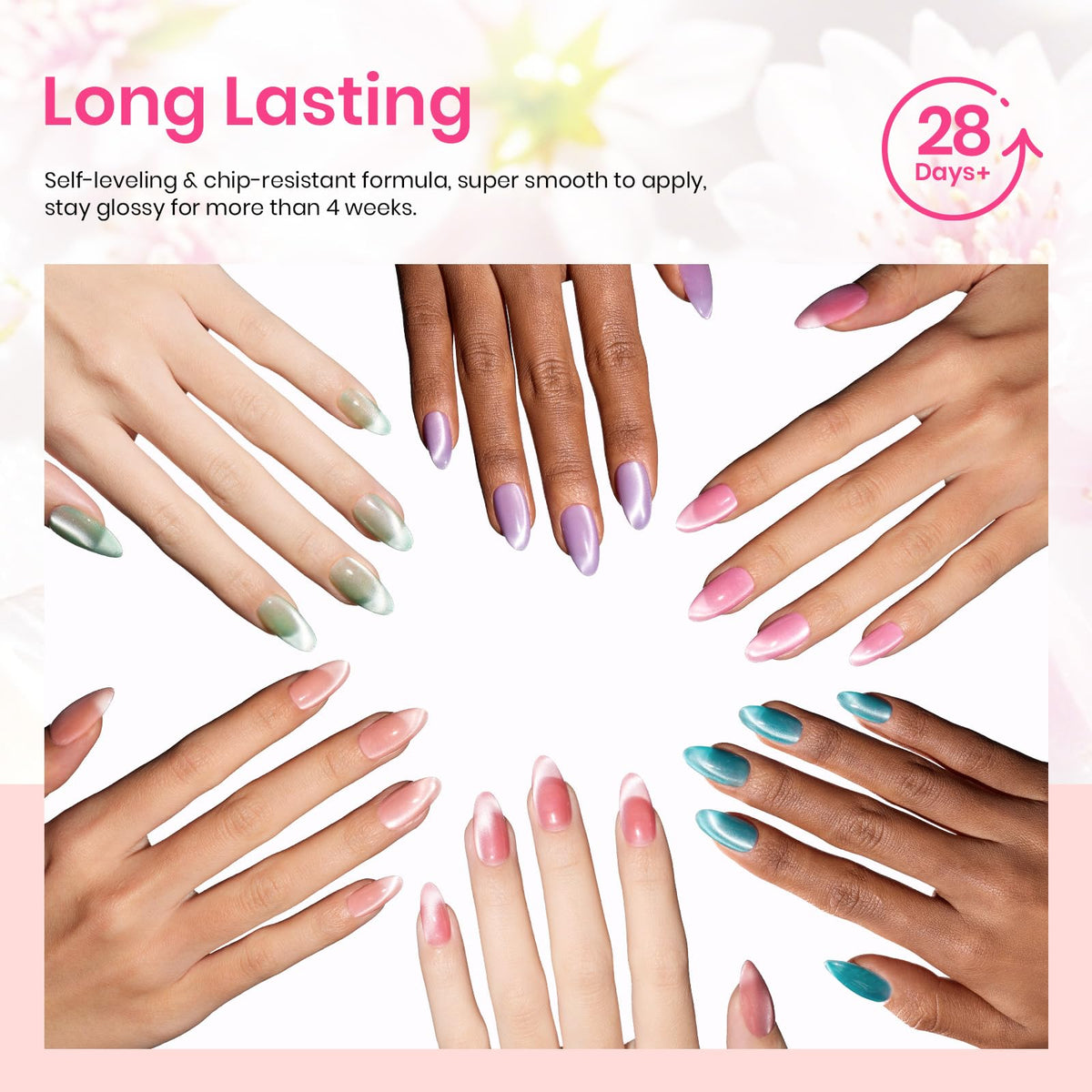 beetles Cat Eye Gel Nail Polish f400 colour swatch