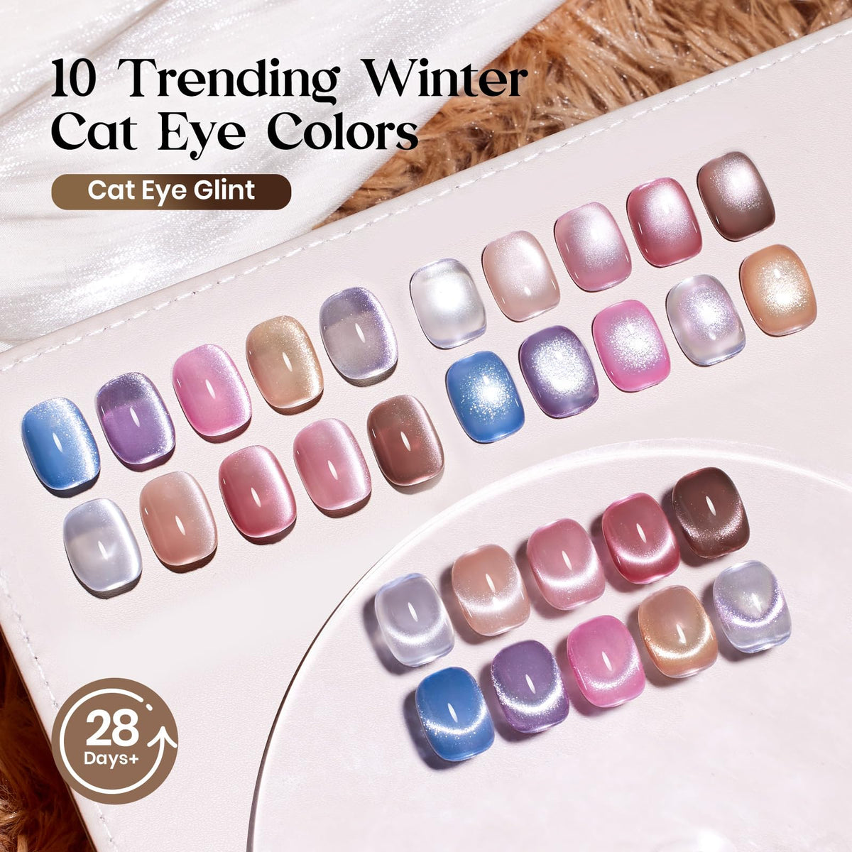 beetles Cat Eye Gel Nail Polish in elegant packaging