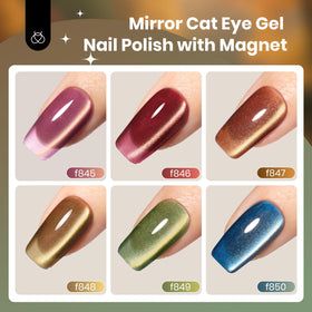 Beetles Cat Eye Gel Nail Polish lake blue shade