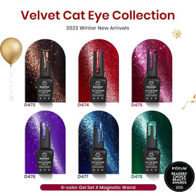 beetles Cat Eye Gel Nail Polish Red colour bottle