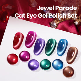 beetles Cat Eye Gel Nail Polish Red shade bottle