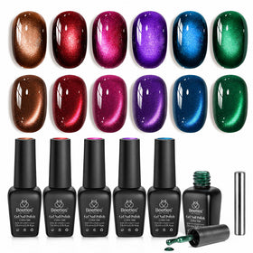 beetles Cat Eye Gel Nail Polish Set in Christmas gift box