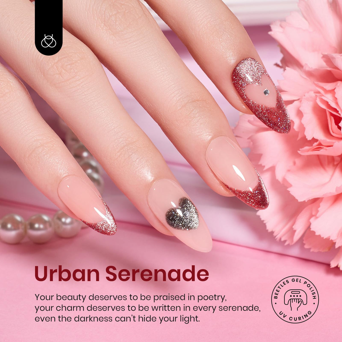 beetles Cat Eye Gel Nail Polish Set in seasonal gift box