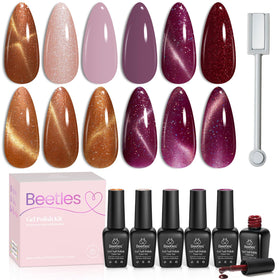 beetles Cat Eye Gel Nail Polish Set packaging