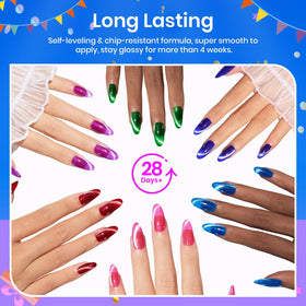 beetles Cat Eye Gel Nail Polish Set packaging and accessories