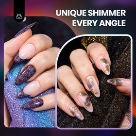 beetles Cat Eye Gel Nail Polish Set packaging and contents