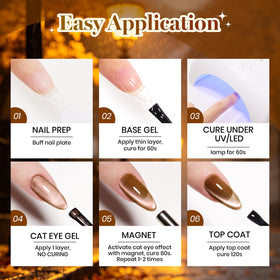 beetles Cat Eye Gel Nail Polish Set packaging details