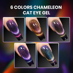beetles Cat Eye Gel Nail Polish Set with magnet and nail art pen