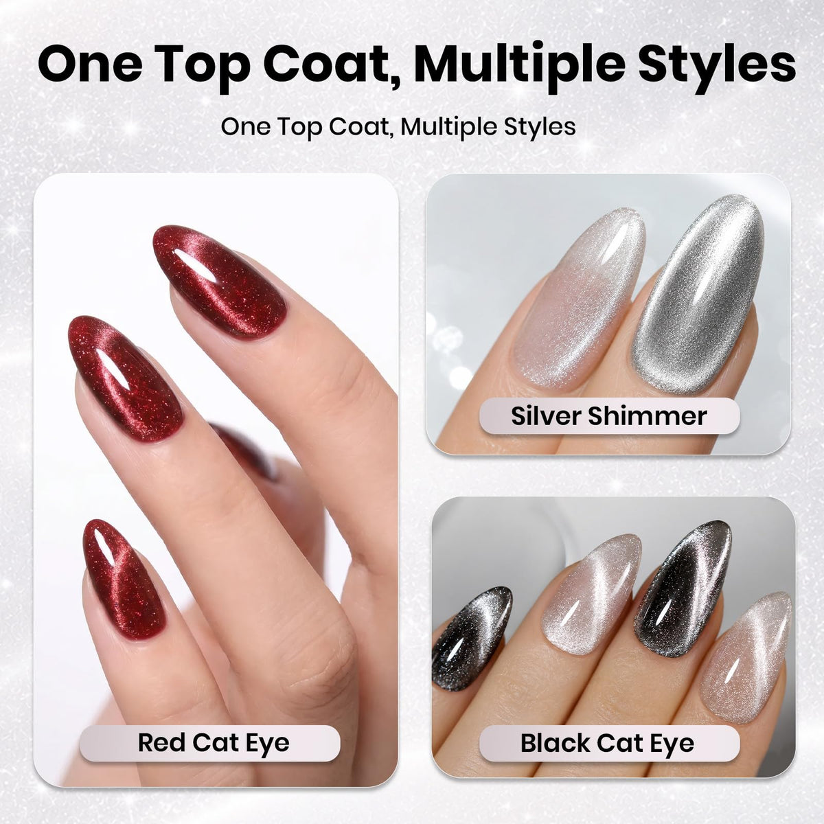 beetles Cat Eye Gel Top Coat packaging details