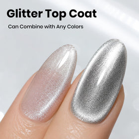 beetles Cat Eye Gel Top Coat with included magnet