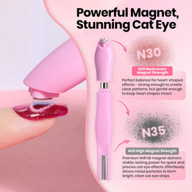 Beetles Cat Eye Magnet used on nails with gel polish