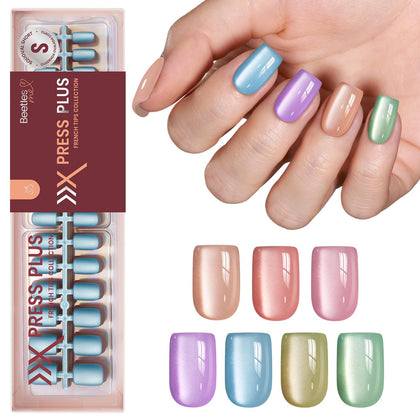 beetles Cat Eye Press On Nails in assorted colours front view