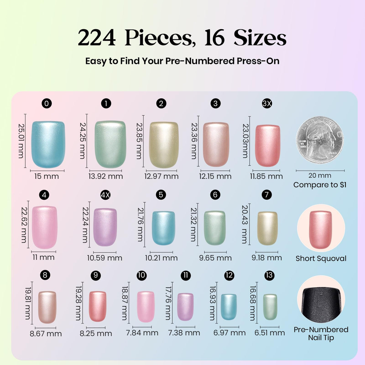 beetles Cat Eye Press On Nails in lifestyle setting