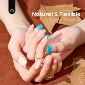 beetles Gel Nail Extension Kit in use on nails