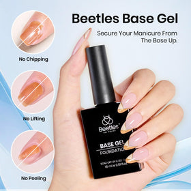 beetles Gel Nail Kit all components displayed together