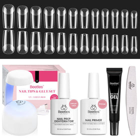 beetles Gel Nail Kit Medium Square with included nail primer and dehydrator