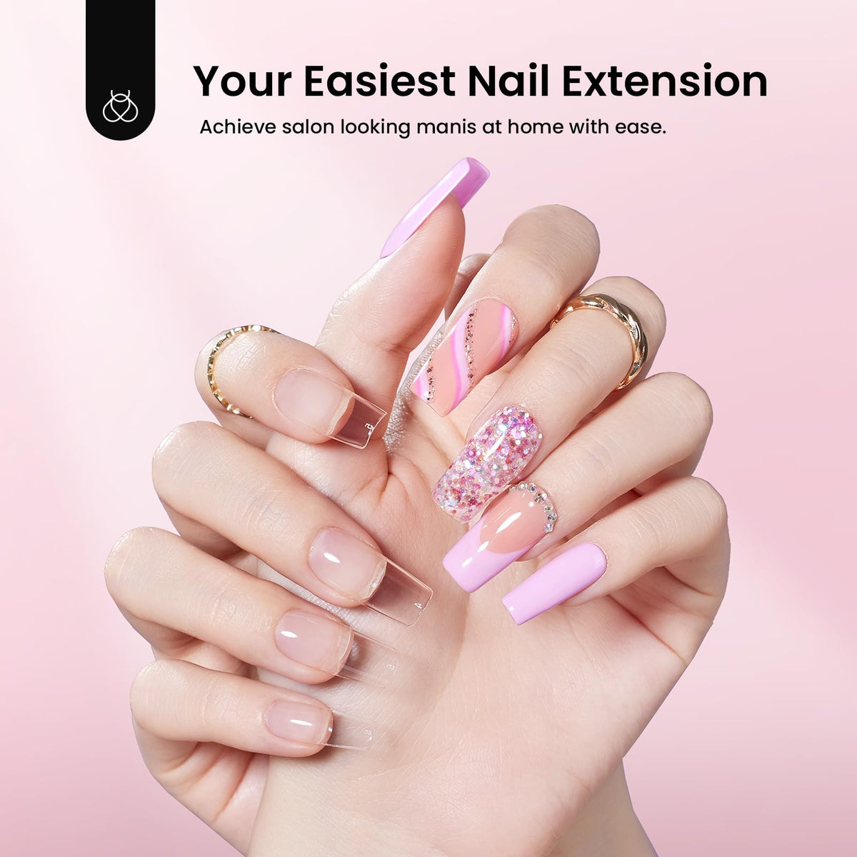 beetles Gel Nail Kit Mini UV Nail Lamp and Nail File