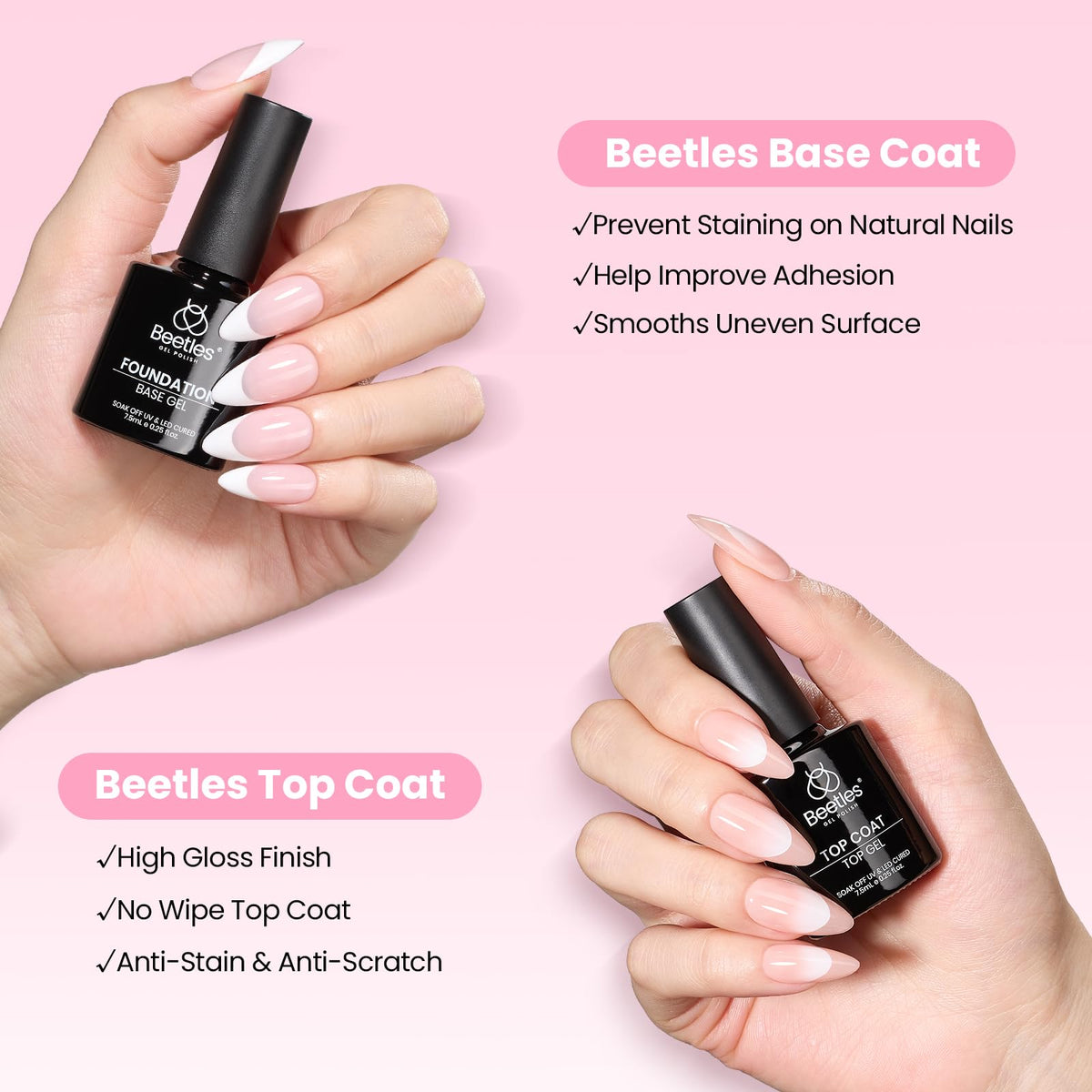 beetles Gel Nail Kit with all tools laid out on a table
