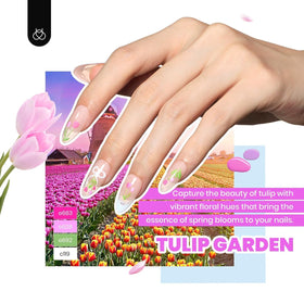 beetles Gel Nail Kit with nail tips and rhinestones