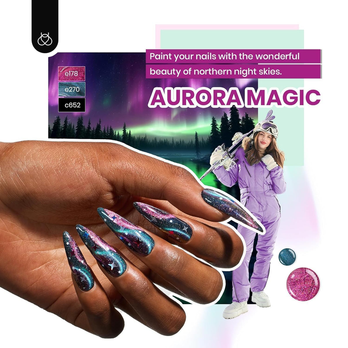 beetles Gel Nail Kit with professional UV lamp