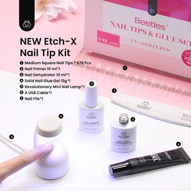 beetles Gel Nail Kit with tools for DIY manicure