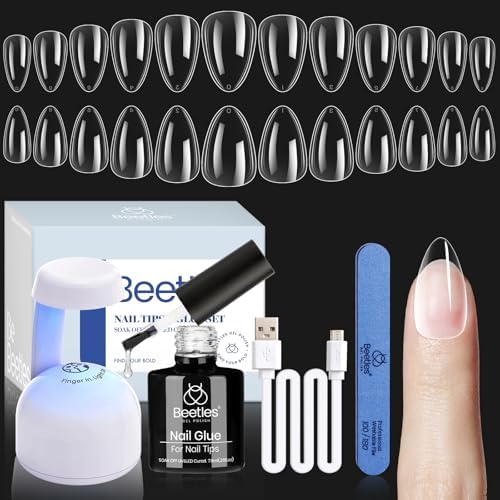 beetles Gel Nail Kit with UV LED Nail Lamp and accessories