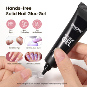 beetles Gel Nail Kit with various nail tips sizes