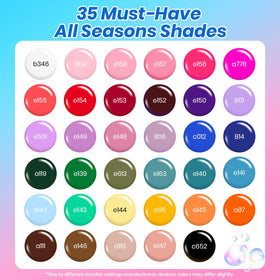 beetles Gel Nail Polish 35 colours and nail tools
