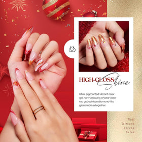 Beetles Gel Nail Polish application on nails