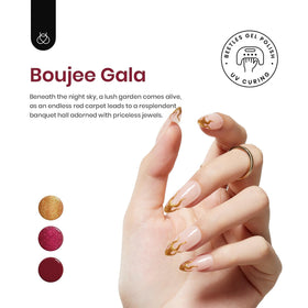 Beetles Gel Nail Polish curing under UV lamp