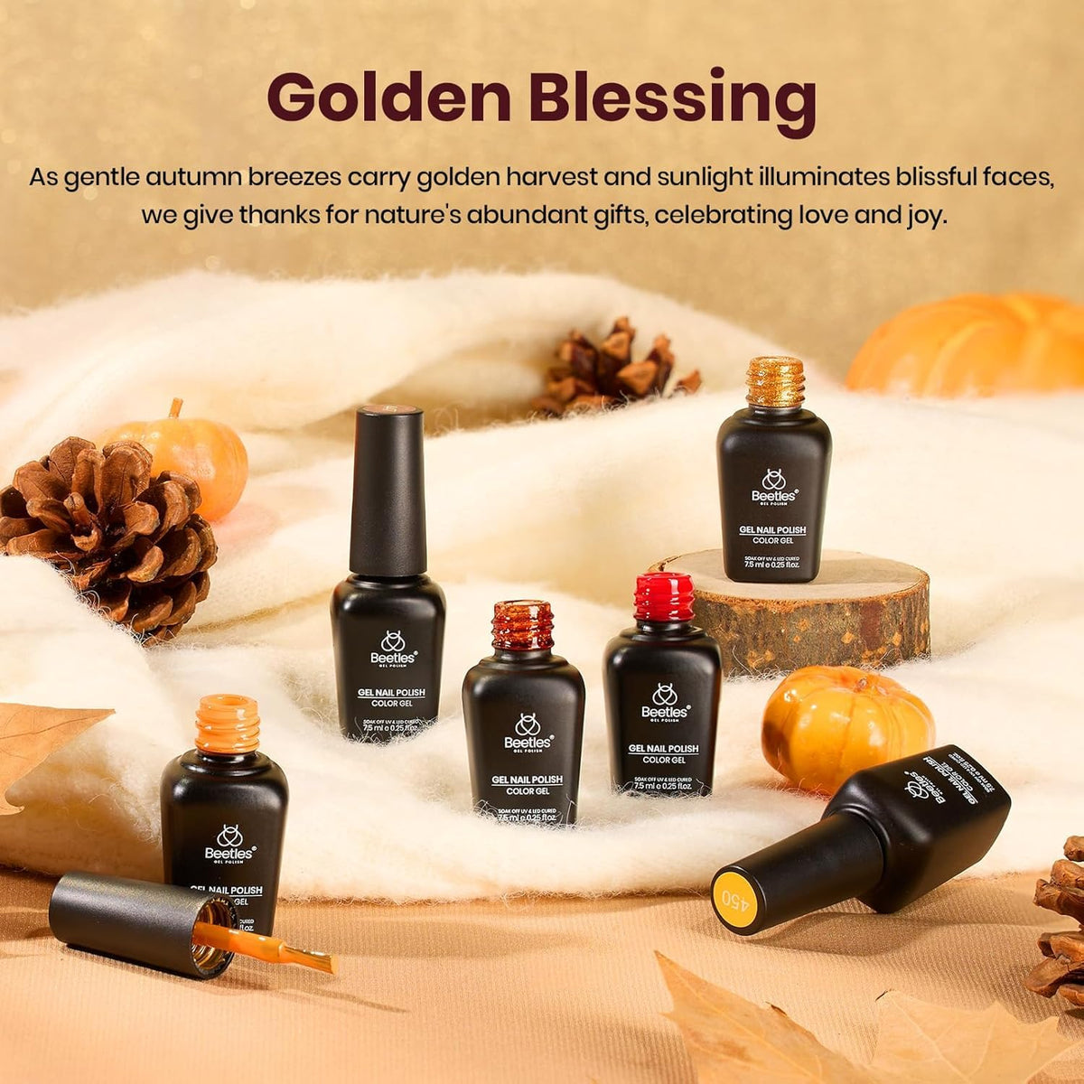 beetles Gel Nail Polish display of all 6 shades