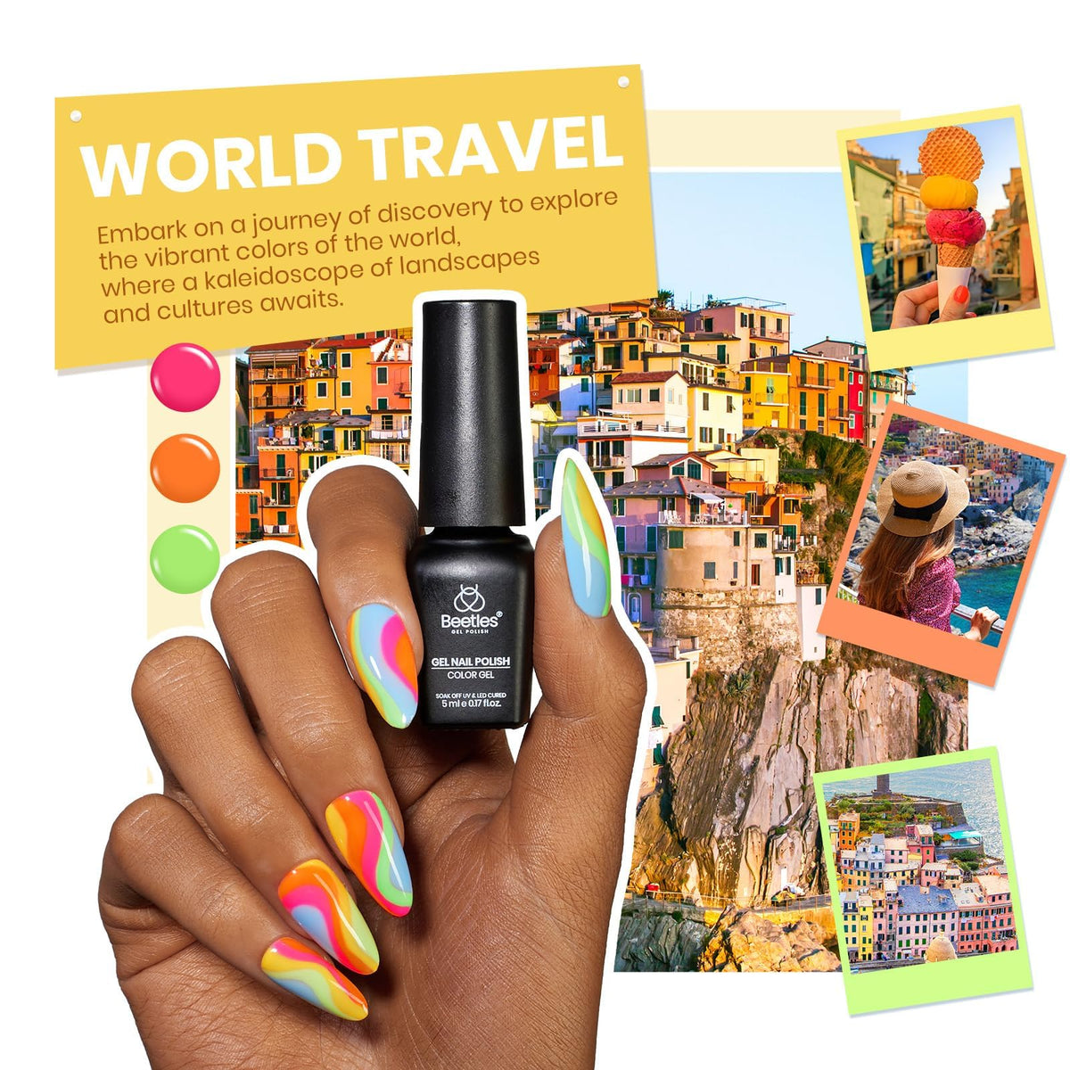 beetles Gel Nail Polish glossy and matte top coats