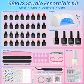 beetles Gel Nail Polish Kit tools and accessories