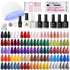 beetles Gel Nail Polish Kit with 45 colours and UV light