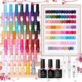 beetles Gel Nail Polish Set displayed on a vanity table
