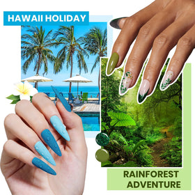 beetles Gel Nail Polish set displayed with nail art designs