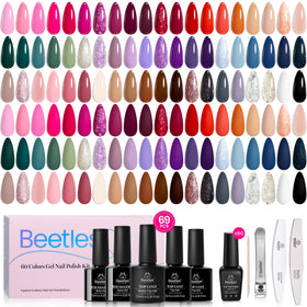 beetles Gel Nail Polish set nail art display