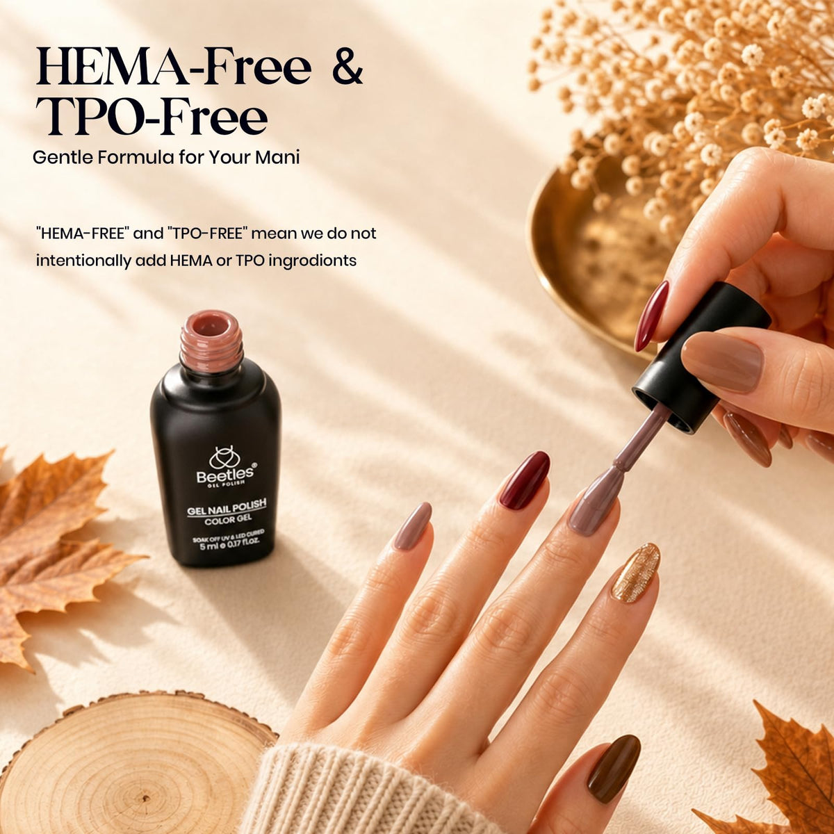 Beetles gel nail polish set packaging