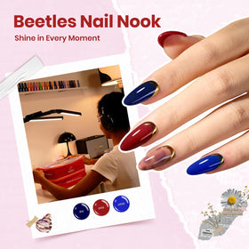 beetles Gel Nail Polish Set packaging and contents