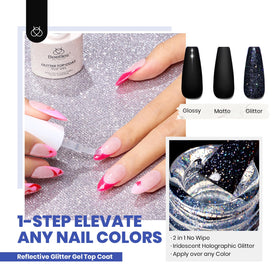 beetles Gel Nail Polish Set packaging and contents