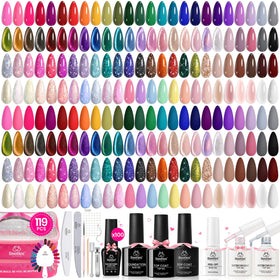 beetles Gel Nail Polish Set with 100 colours and tools