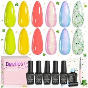 beetles Gel Nail Polish Set with 6 vibrant shades