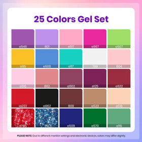 beetles Gel Nail Polish Set with included nail tools