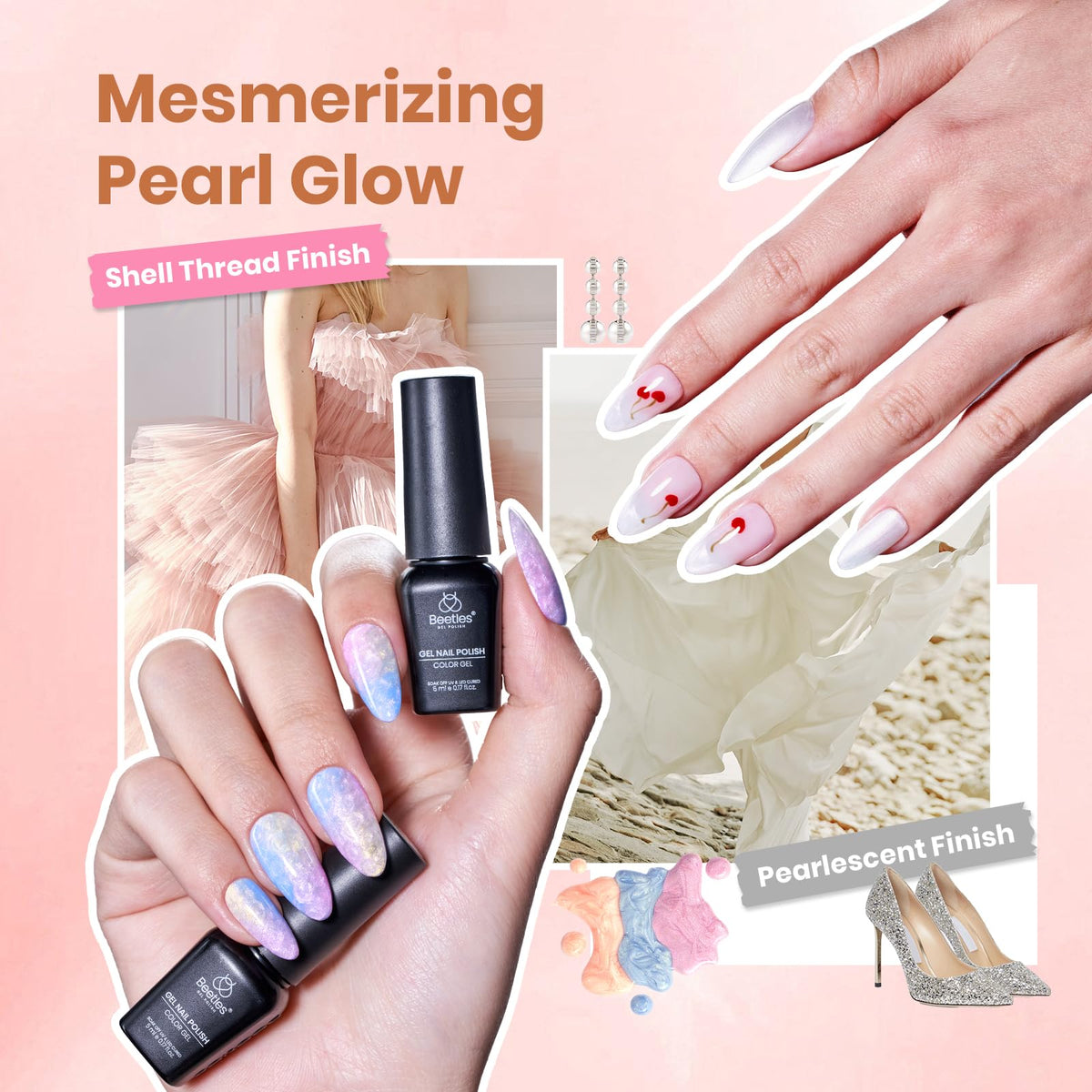 beetles Gel Nail Polish tools included in the set