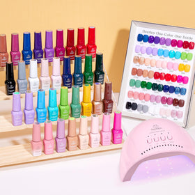 beetles Gel Nail Polish vibrant manicure example